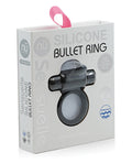 Nu Sensuelle 7 Function Silicone Bullet Ring - Black