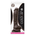 Colours Dual Density Dildo-Dark Brown 8