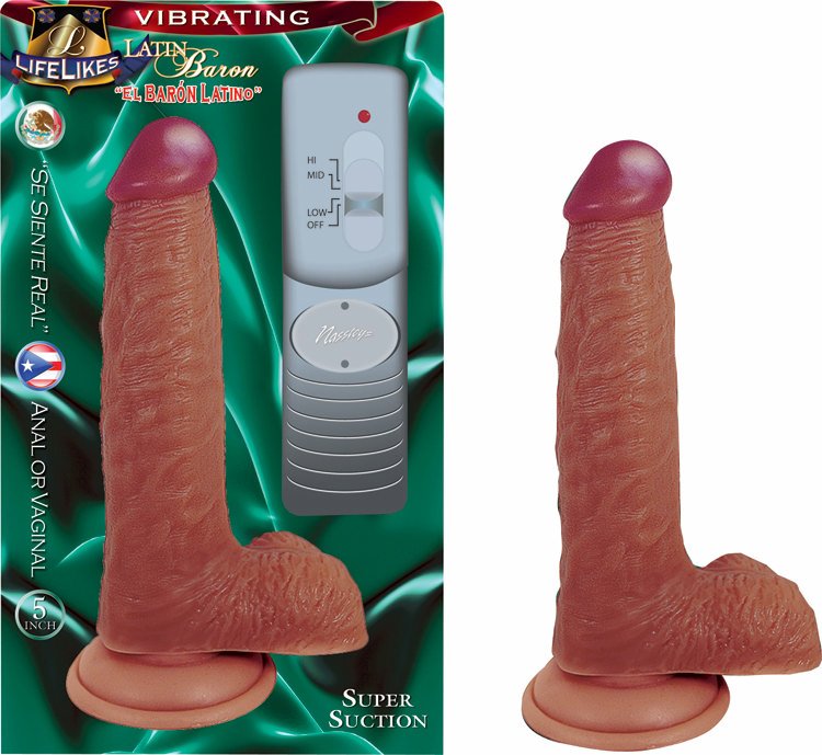 Lifelike Vibrating Latin Baron 5