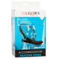 Accommodator Silicone Dong Black