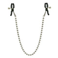 Nipple Clamps Silver Beaded Chain