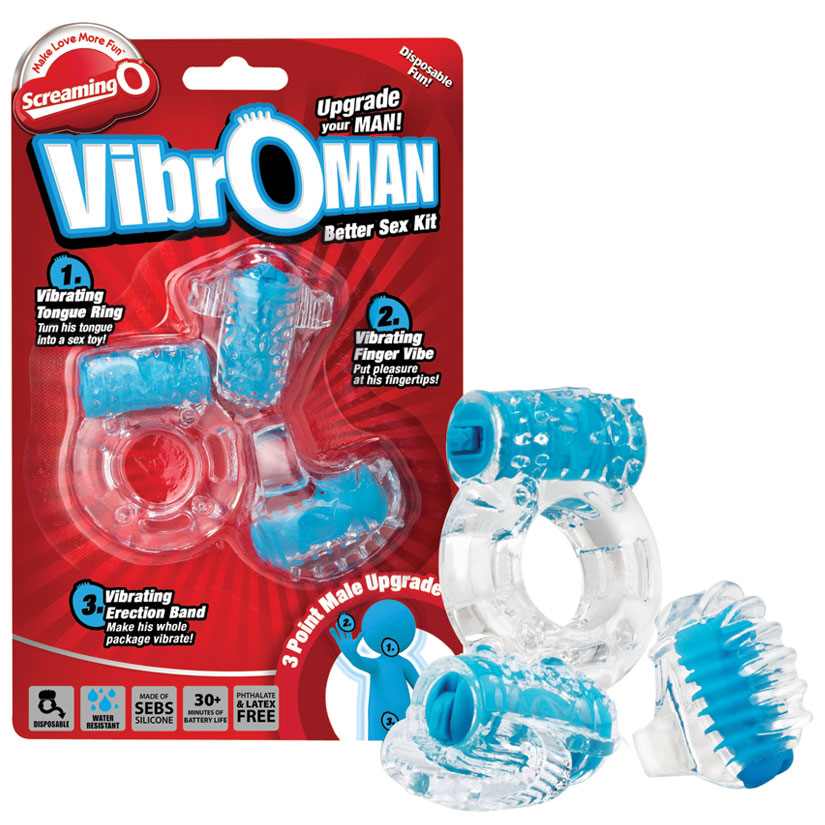 Screaming O VibrOMan-Blue