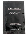 Wicked sensual care collection 0.1 oz creme to liquid masturbation cream for men packette - creme