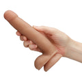 Cloud 9 Novelties Dual Density Real Touch 7 Inch With Balls Tan/Mocha