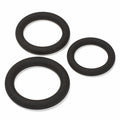 CLOUD 9 SILICONE C-RINGS 3 PCS BLACK