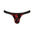 Male Power Kiss Me Micro Thong V Sheer Lips S/m
