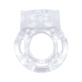 The Macho Crystal Collection Vibrating Cock Ring (clear)