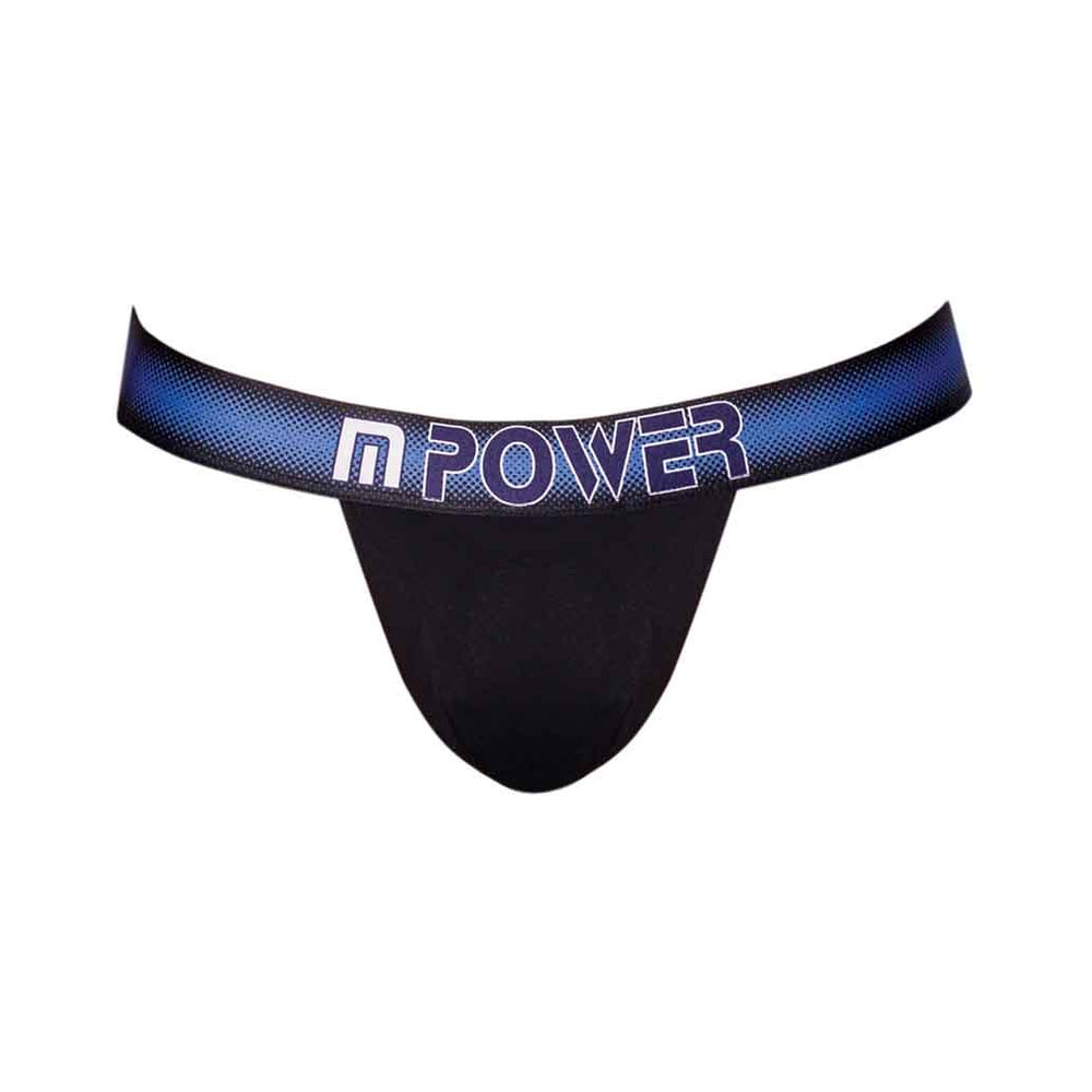 Male Power Pocket Pouch Jock With Pocket Cavity Black Lx